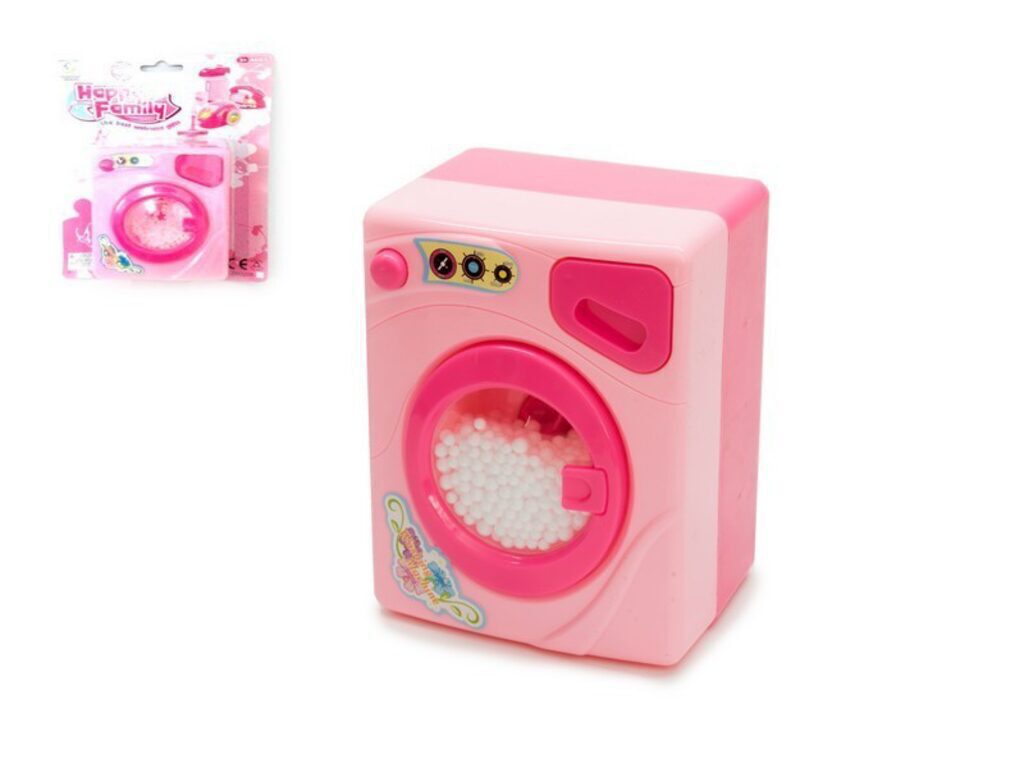Игровой набор для девочек "Стиральная машина" MINI на батарейках(свет,звук,подв.эл.)