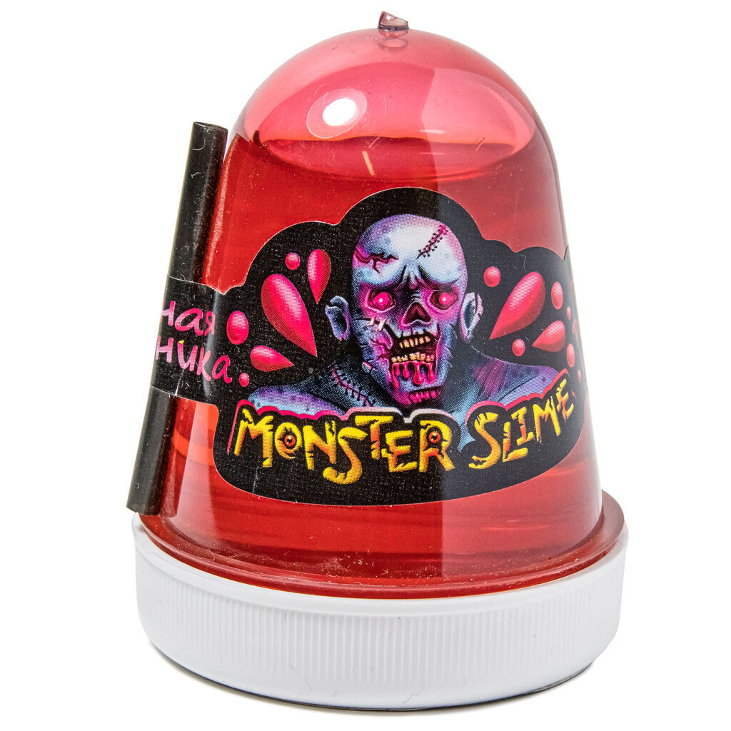 Слайм "Monster's Slime" 130гр Сочная клубника