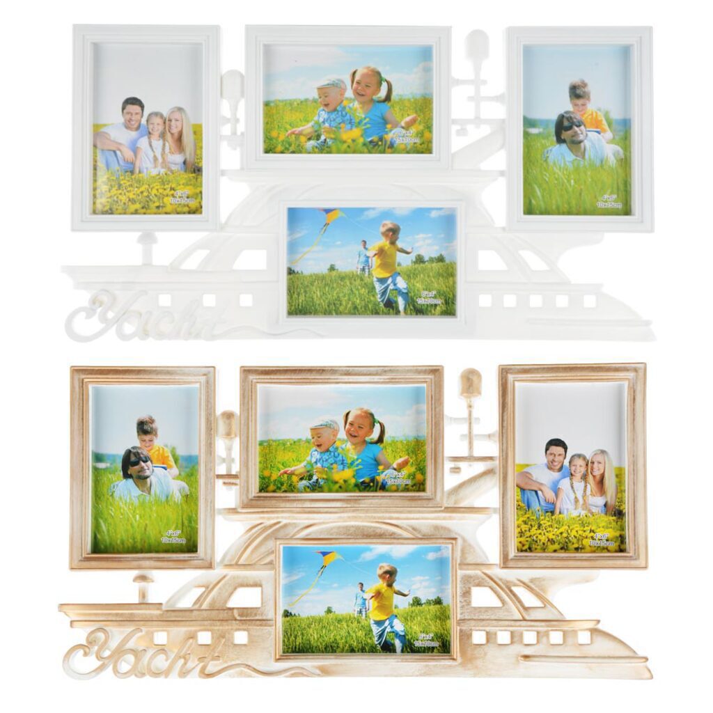 Фоторамка на 4 фото  26*47см, 2 цвета