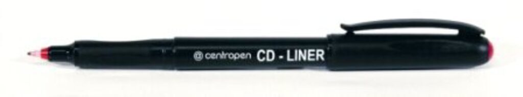 Маркер перм. CD-LINER 0,6мм черный