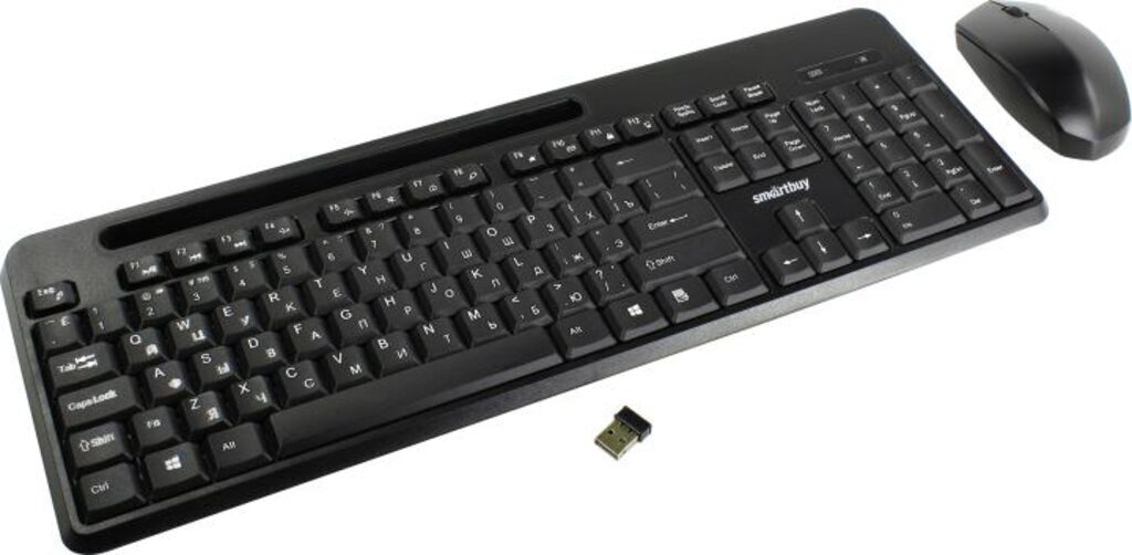 Комплект клавиатура+мышь Smartbuy 639391AG черный
