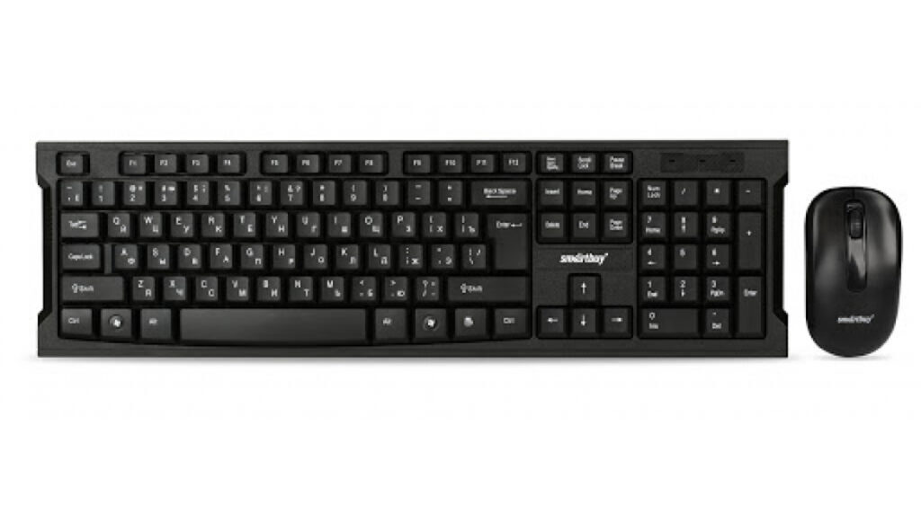 Комплект клавиатура+мышь мультимедийный Smartbuy ONE 207295AG черный