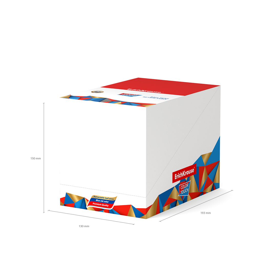 Ручка шариковая автоматическая ErichKrause ColorTouch Matic&Grip Walkers 0.7, цвет чернил синий (в тубусе по 24 шт.)