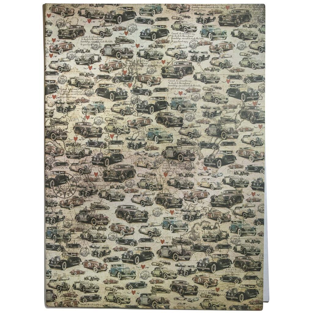 Бумага упаковочная "Автомобили" 70*100 см