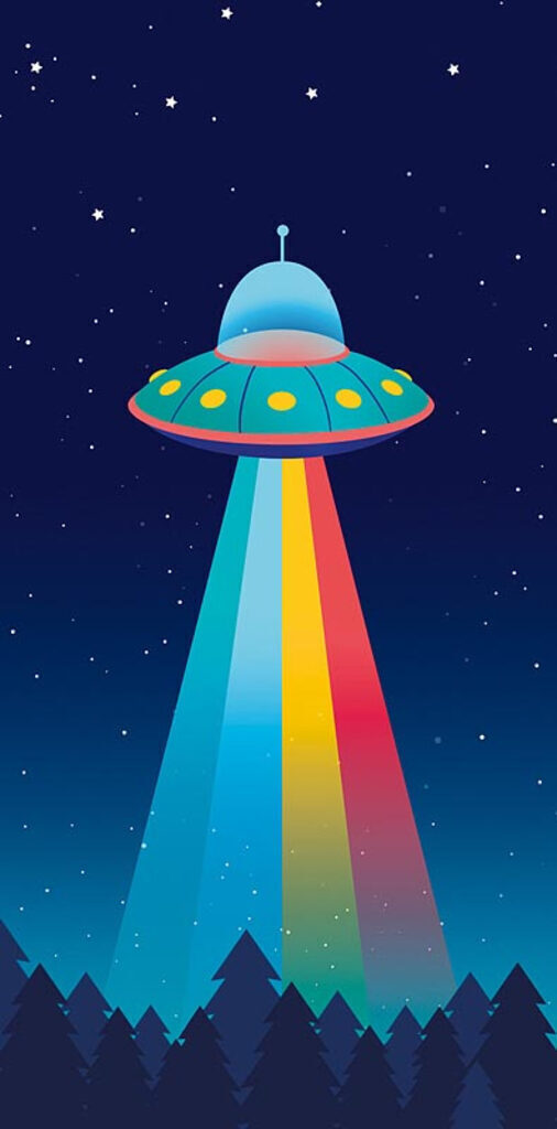 Конверт для денег "НЛО"