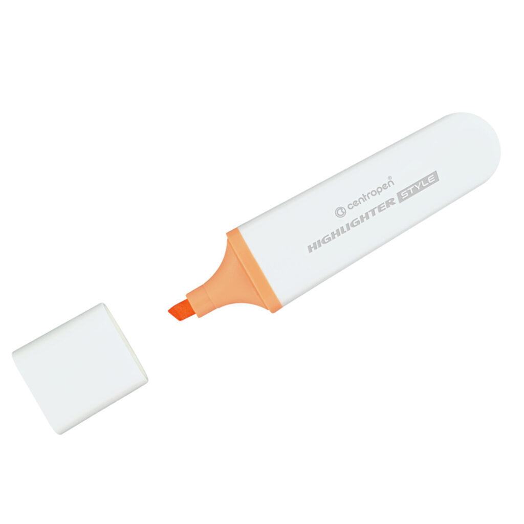 Текстовыделитель CENTROPEN Style / 1-4.6 мм./ оранжевый пастель