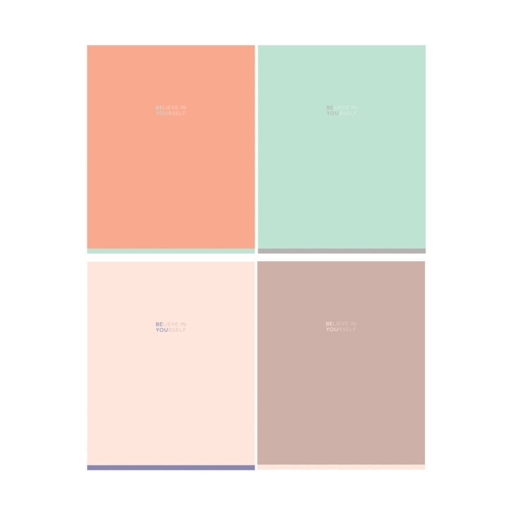 Тетрадь А5 48л кл. Greenwich Line "One color. Pastel", мат.ламин.