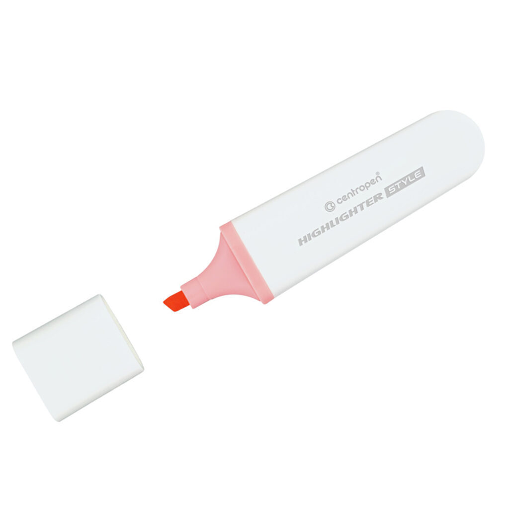 Текстовыделитель CENTROPEN Style / 1-4.6 мм./ розовый пастель