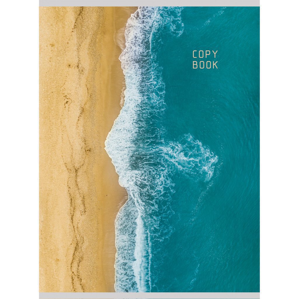 Тетрадь А4  60л кл. скоба Канц-Эксмо "Прибой" глянц.лам