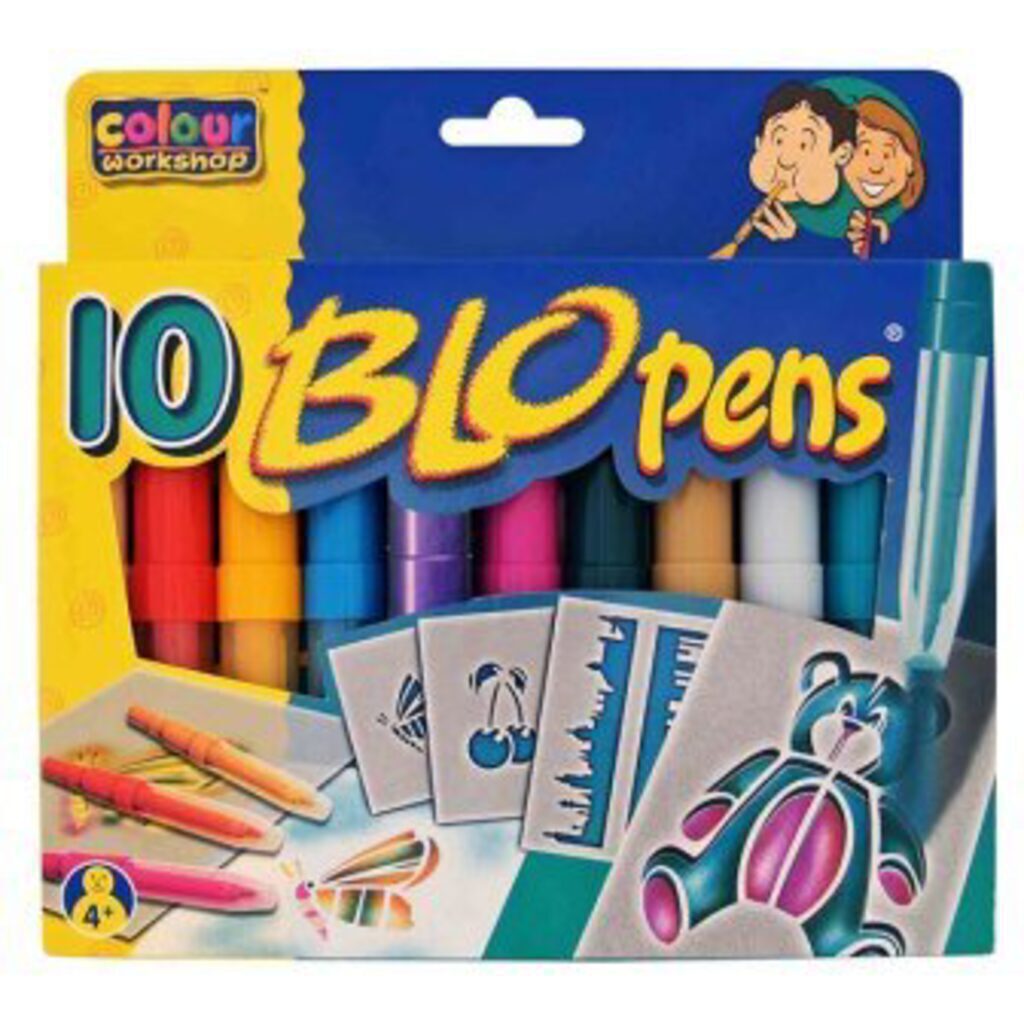 Фломастеры воздушные 10цв "Centropen blopens cool colours"