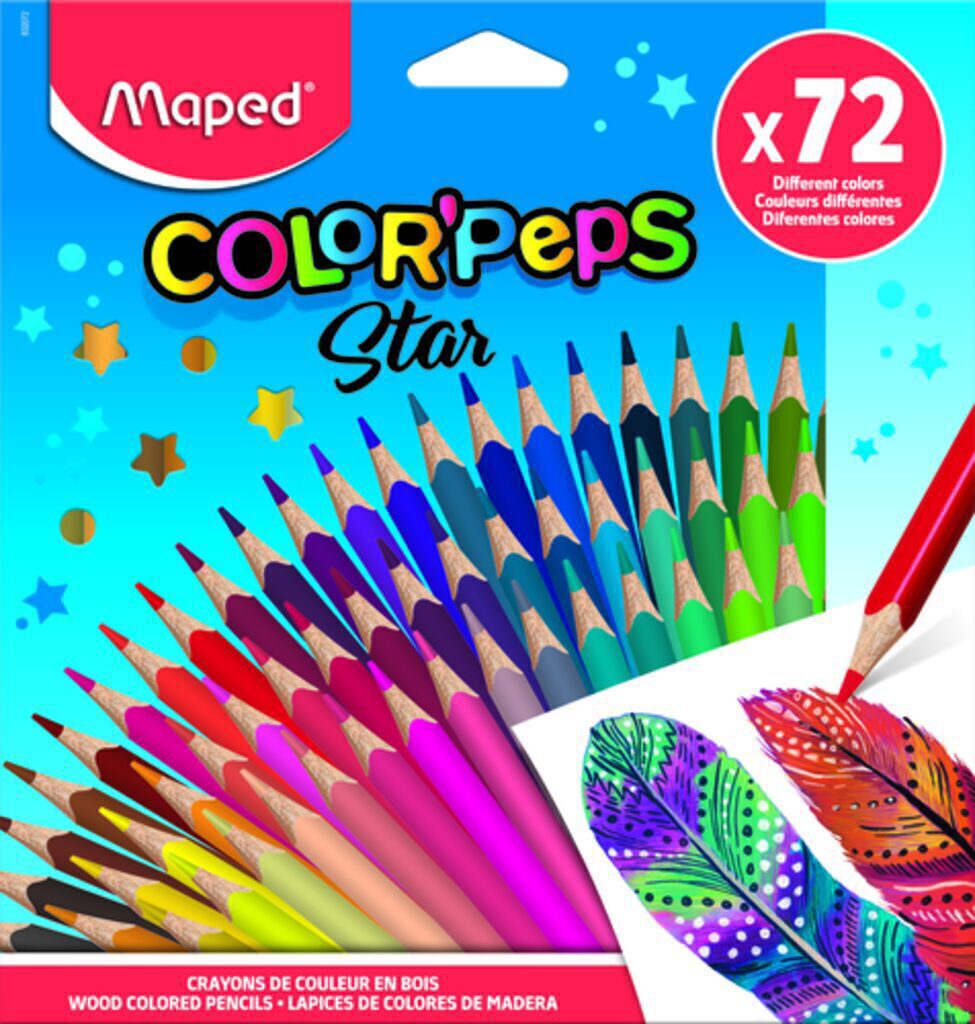 Maped 897412 ColorPeps Felts Pencils Combo 