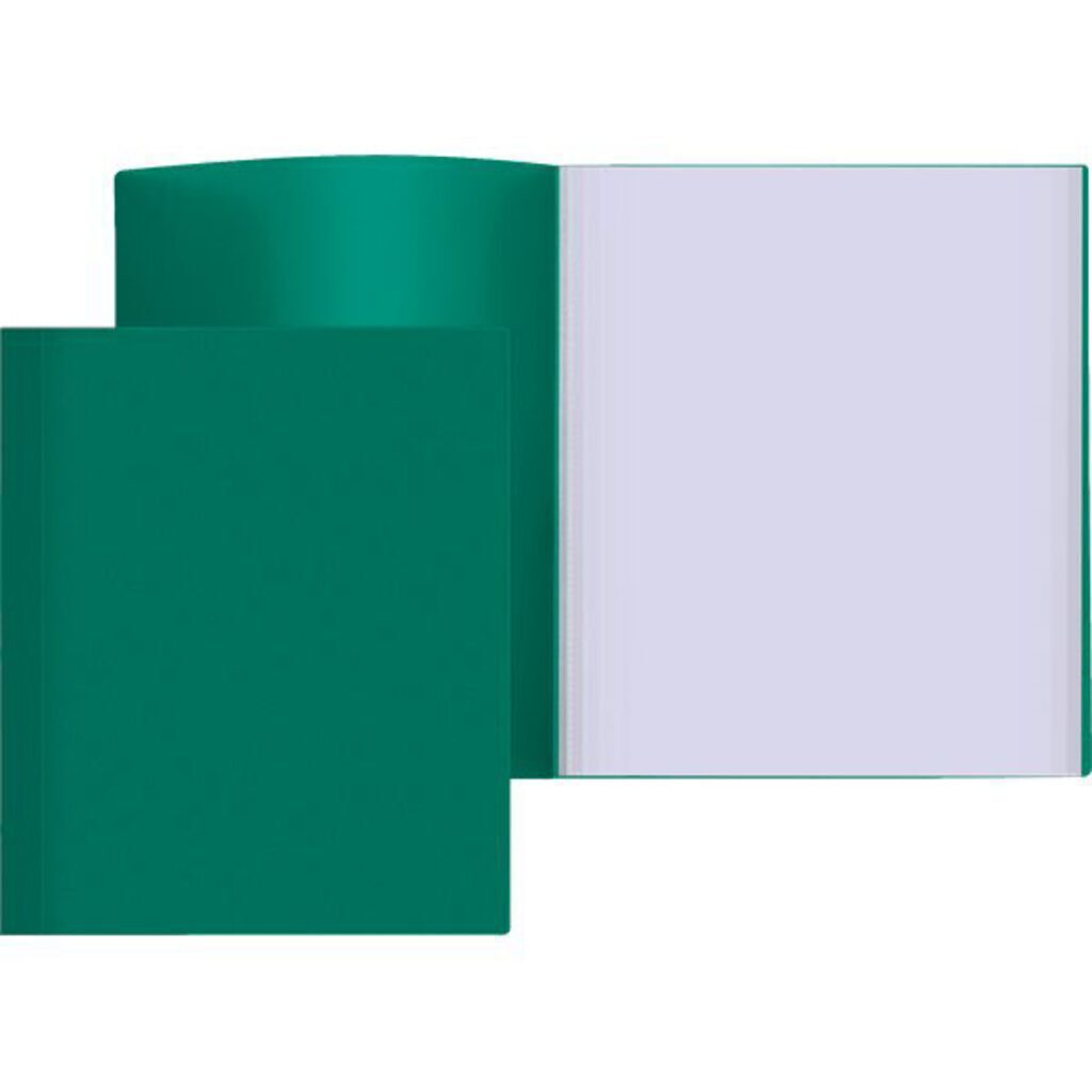 Папка файл А4  80лист 0.60мм, зелёная
