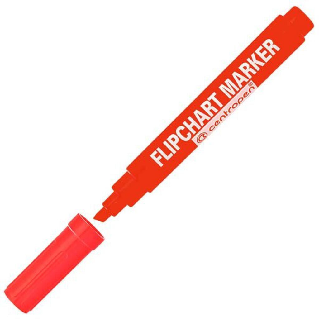 Маркер Сentropen FLIPCHART 1-4,6мм красный