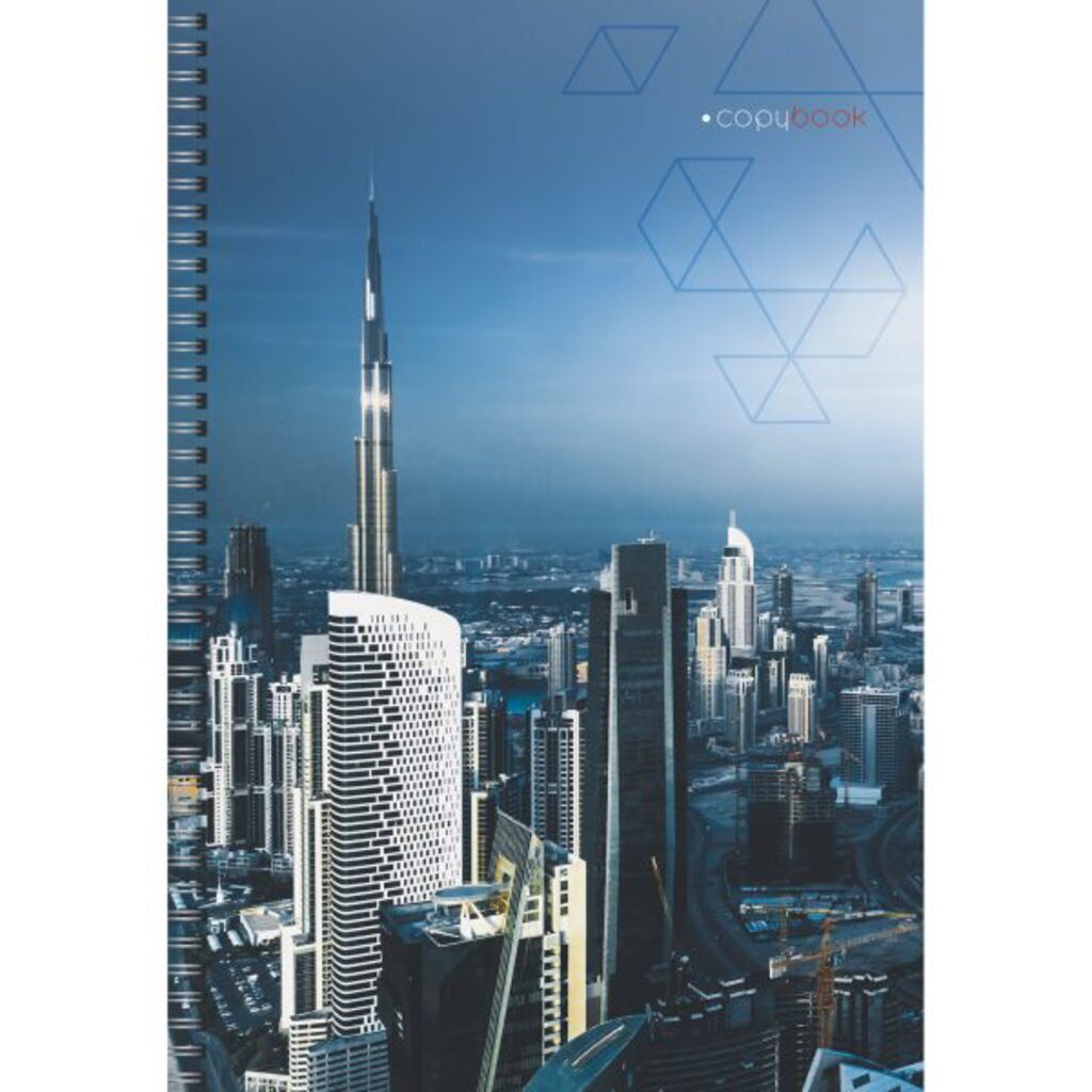 Тетрадь А4  60л кл. гребень Канц-Эксмо "Деловой город"