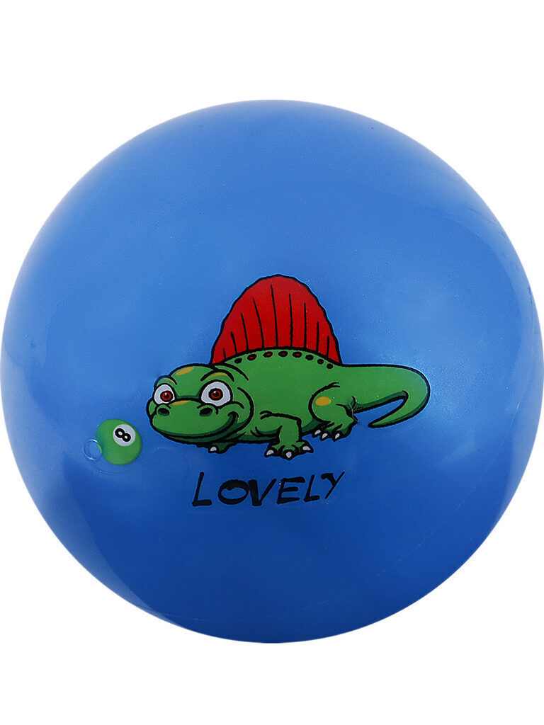 Мяч детский 15 см "Динозавр" полимерный БЕЗ НАДУВКИ