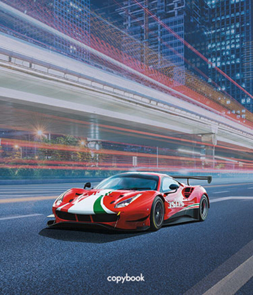 Тетрадь А5 48л кл. Апплика "Суперкар", офсет №2