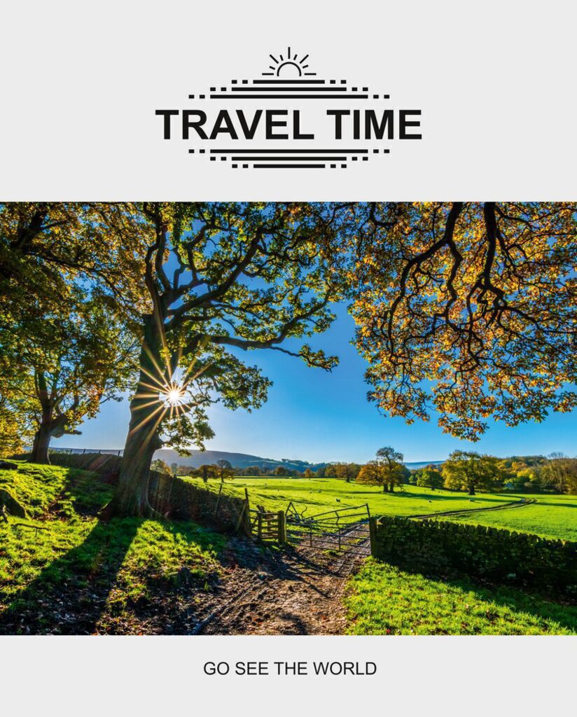 Тетрадь А5 48л ЛИН. Полиграф Принт "Travel Time (природа)" УФ-лак