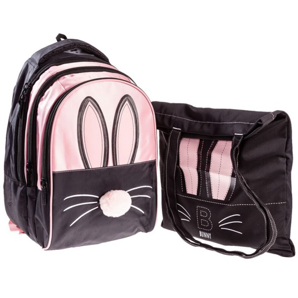 Рюкзак школьный 41*28*21см Hatber "STREET "Bunny" полиэстер