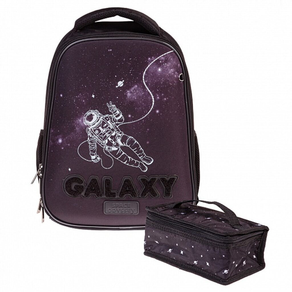 Ранец школьный 38*29*15см Hatber Ergonomic light "Galaxy" EVA