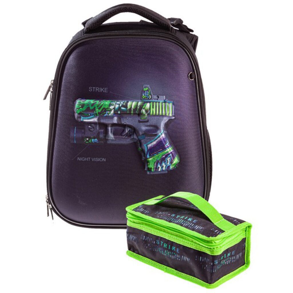 Ранец школьный 37*29*17см Hatber Ergonomic Classic "Strike" EVA