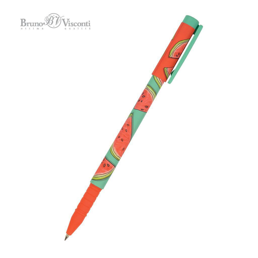 Ручка шар. BV "FunWrite Fresh & fruity. Арбуз" 0.5 син.