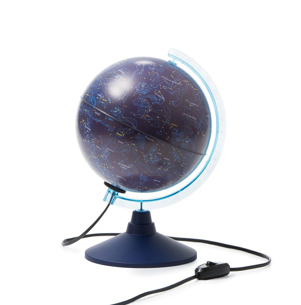 Глобус д-р 210 Звездного неба, с подсветкой, классик, евро, карт.короб