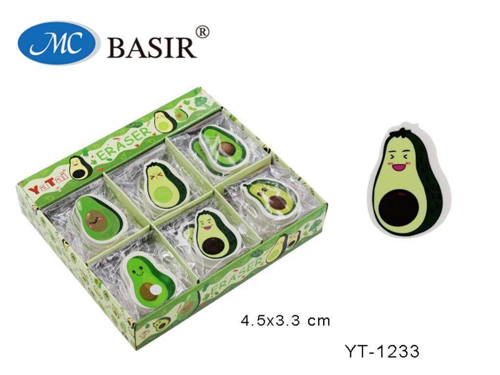 Ластик Basir "Авокадо фигурные