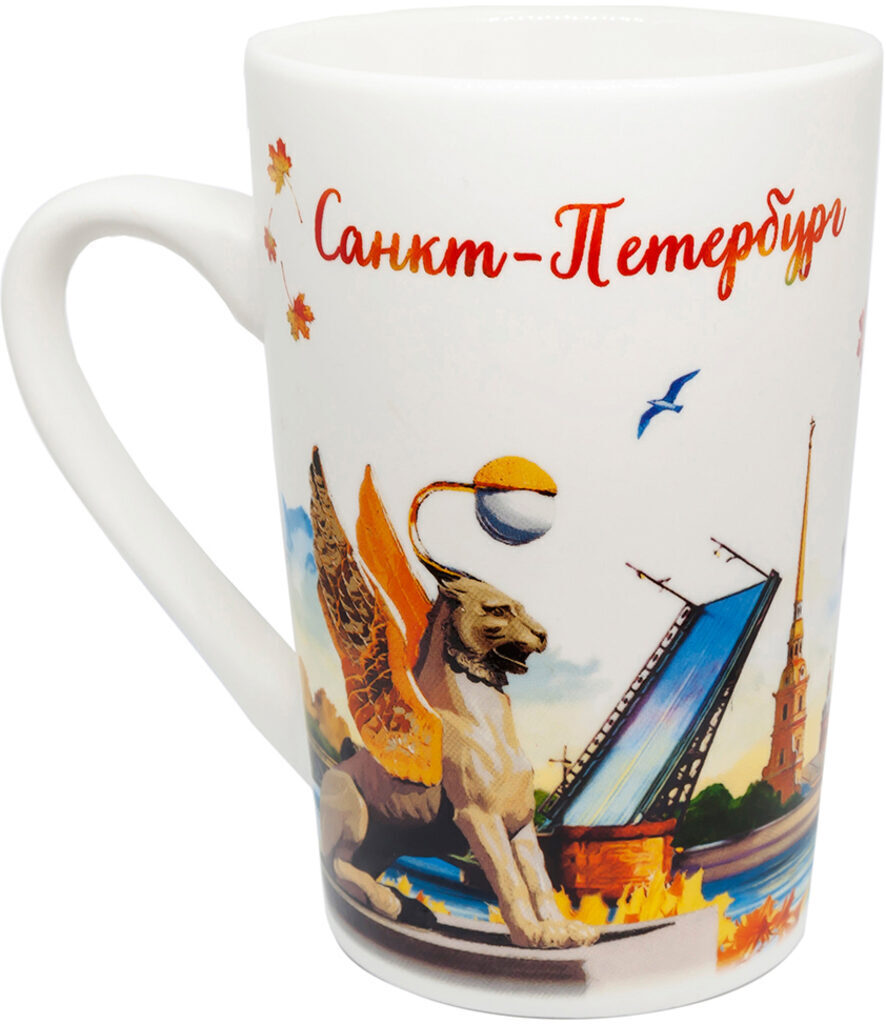 Кружка 320мл, СПб. Гриффон-Спас-Мосты