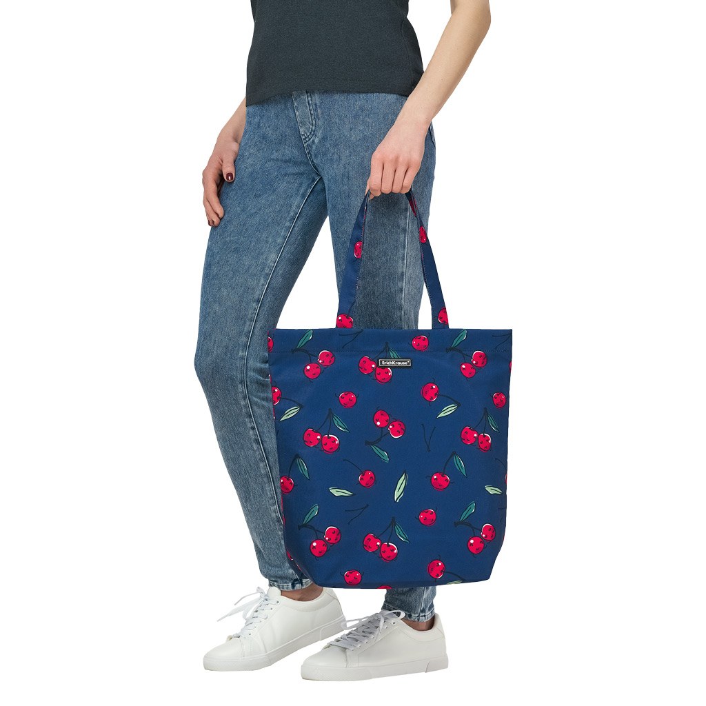 Сумка-шоппер на молнии ErichKrause® 14L Cherryfall