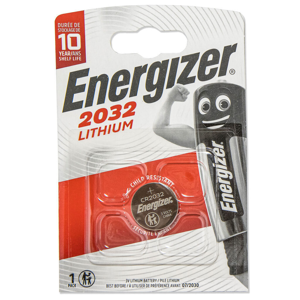 Батарейка-таблетка  CR-2032  ENERGIZER, блистер, цена за 1 шт