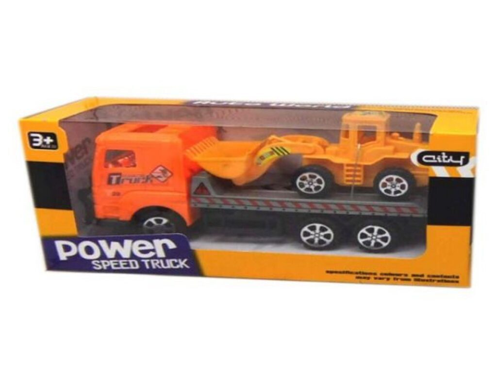 Машинка инерционная Трак-первозчик с трактором PowerSpeed*