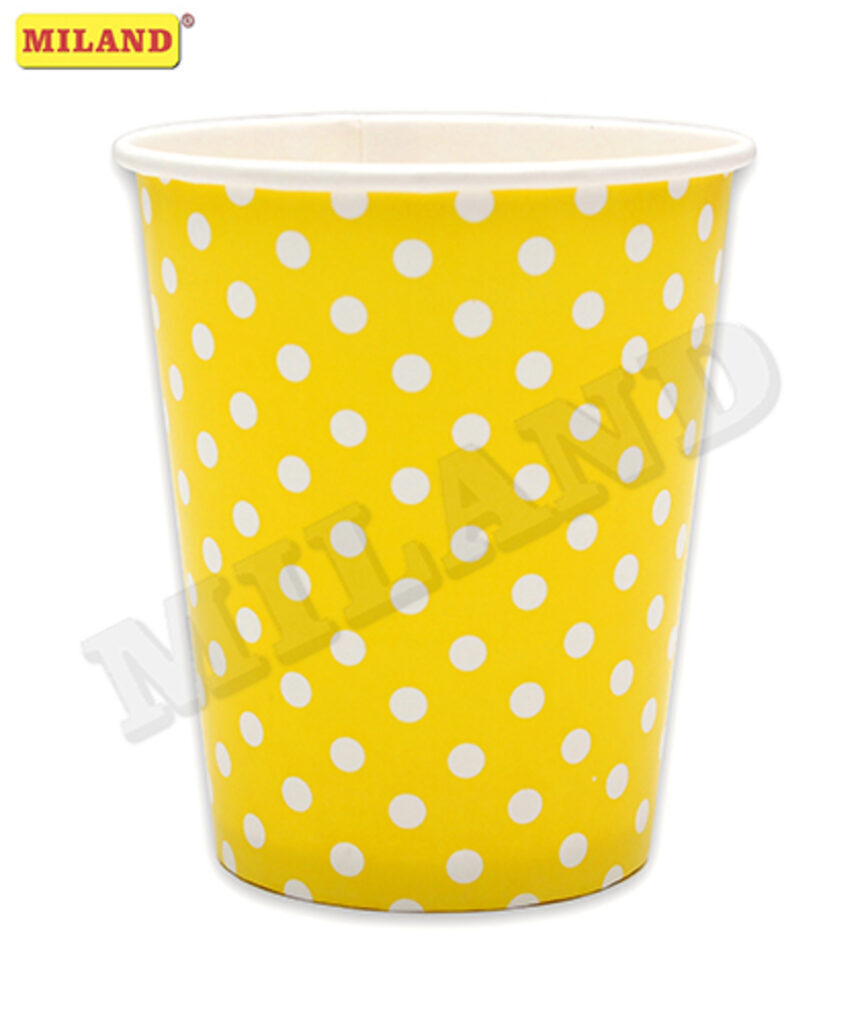 Стакан бум. "Yellow Pin Up" 250 мл, 6 шт. еврослот