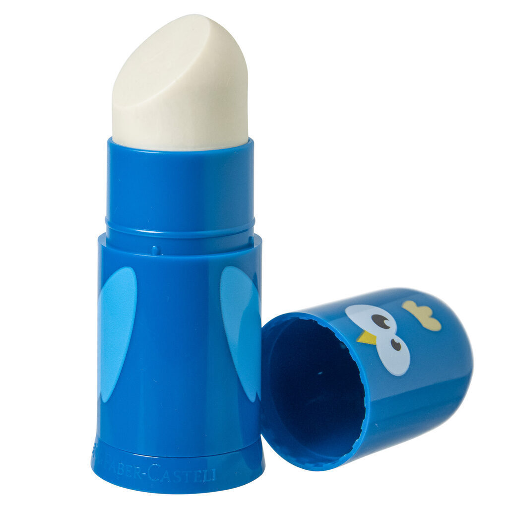 Точилка пласт. с контейнером  1 отв. Grip Auto Mini со "шторкой", кр+син+черн