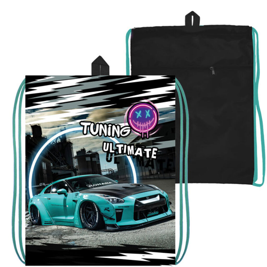 Мешок для обуви 1 отд, 370*470, карман "Ultimate tuning" петля