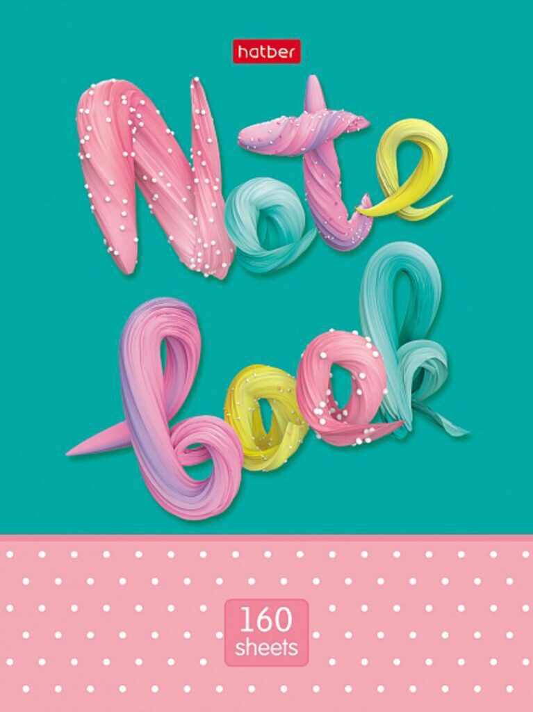 Блокнот А6 7БЦ 160л "Note Book" кл., глянц.лам.