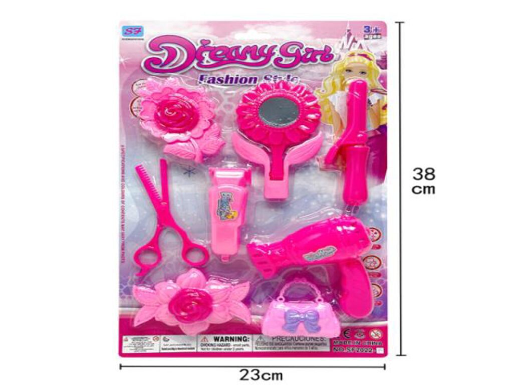 Игровой набор для девочек с феном и плойкой