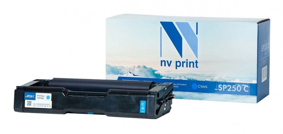 Картридж NVP совместимый NV-SP250 Cyan для Ricoh Aficio SPC250DN/SPC260/SPC261 (1600k)