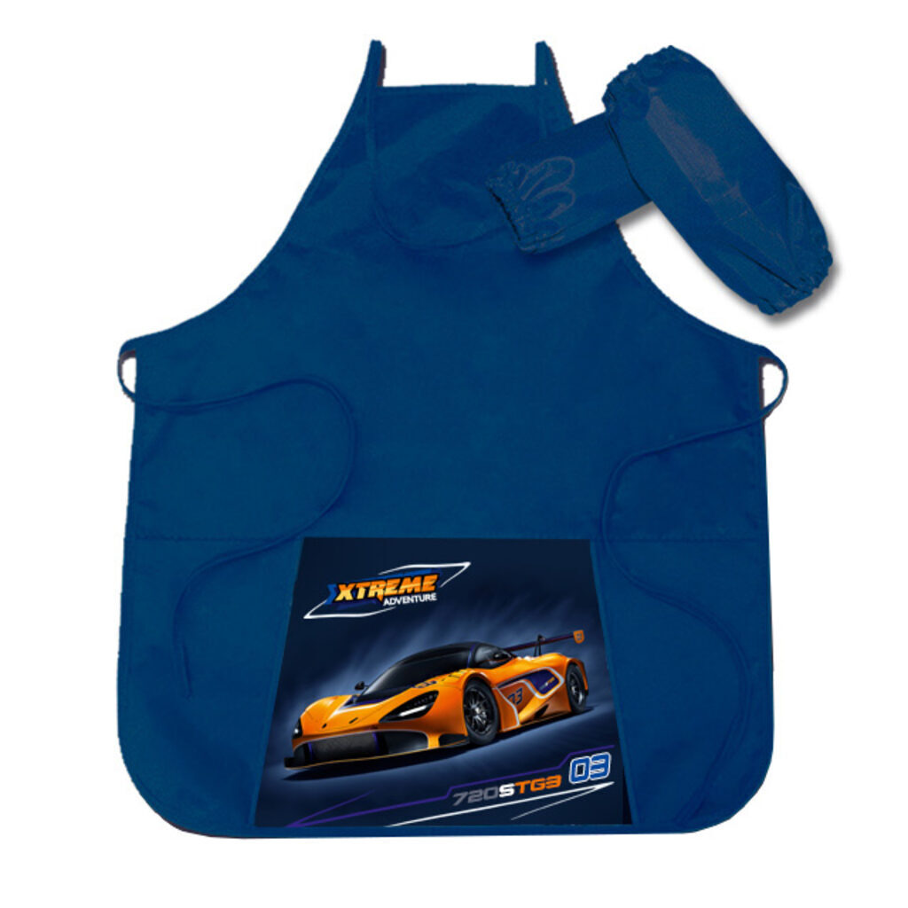 Набор Нарукавники + фартук для труда 535*445мм 1 карман "Auto orange"