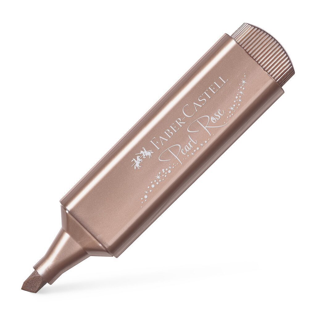 Текстовыделитель Faber-Castell "TL 46 Metallic", 1-5мм, мерцающий розовый