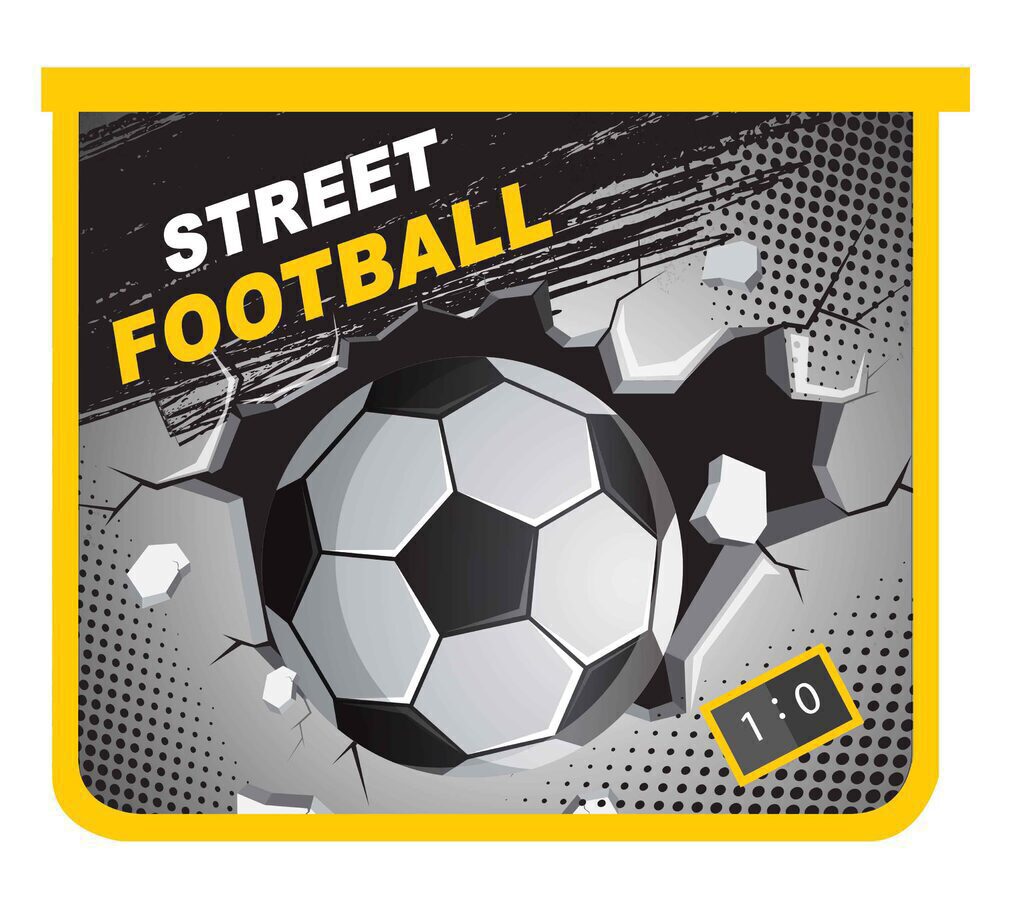 Папка д/тетрад. А5 1отд. молния сверху, пластик "Street Football"