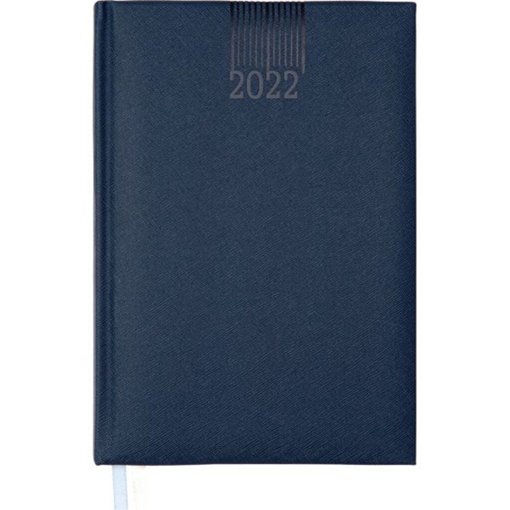 Ежедневник дат. 2022г А5 deVENTE Navigator 352стр.,синий,тв.обл.,кожзам.,ляссе, крем.бумага