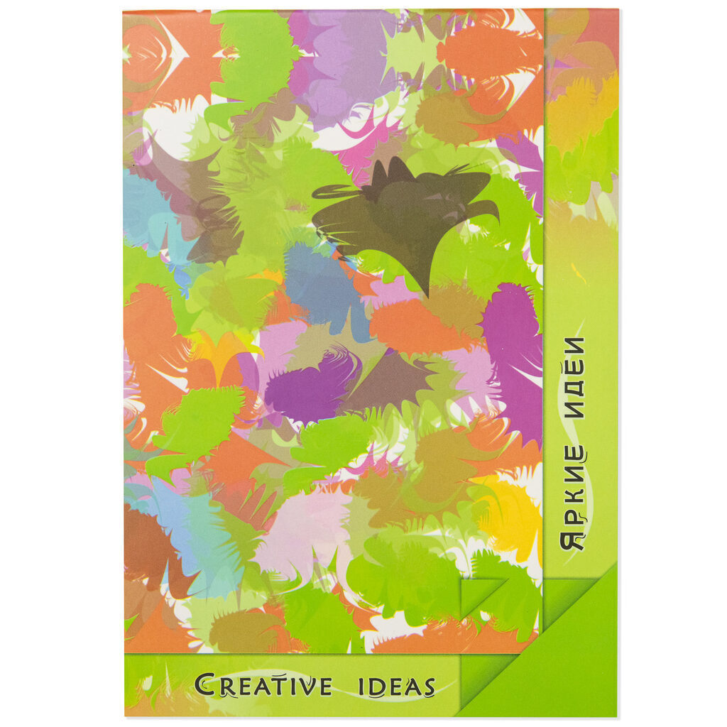 Блокноты Creative Ideas "Parrot" 140х198 20л. зеленая бумага