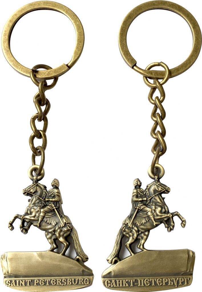 Брелок метал."Медный" цв.бронза