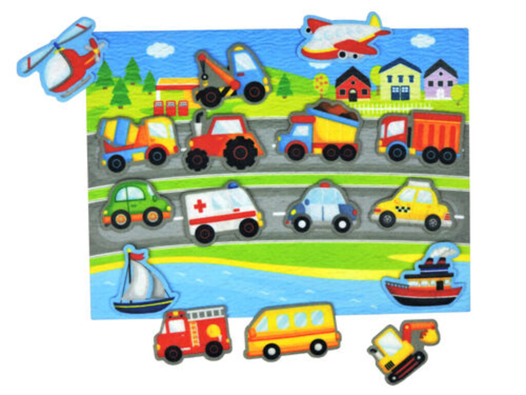 Игра из фетра на липучках "Транспорт"