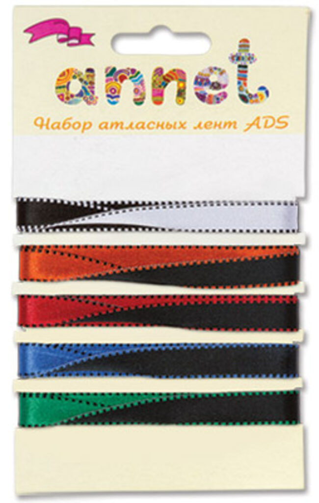 Ленты декоративные 5шт*1м "Ассорти"