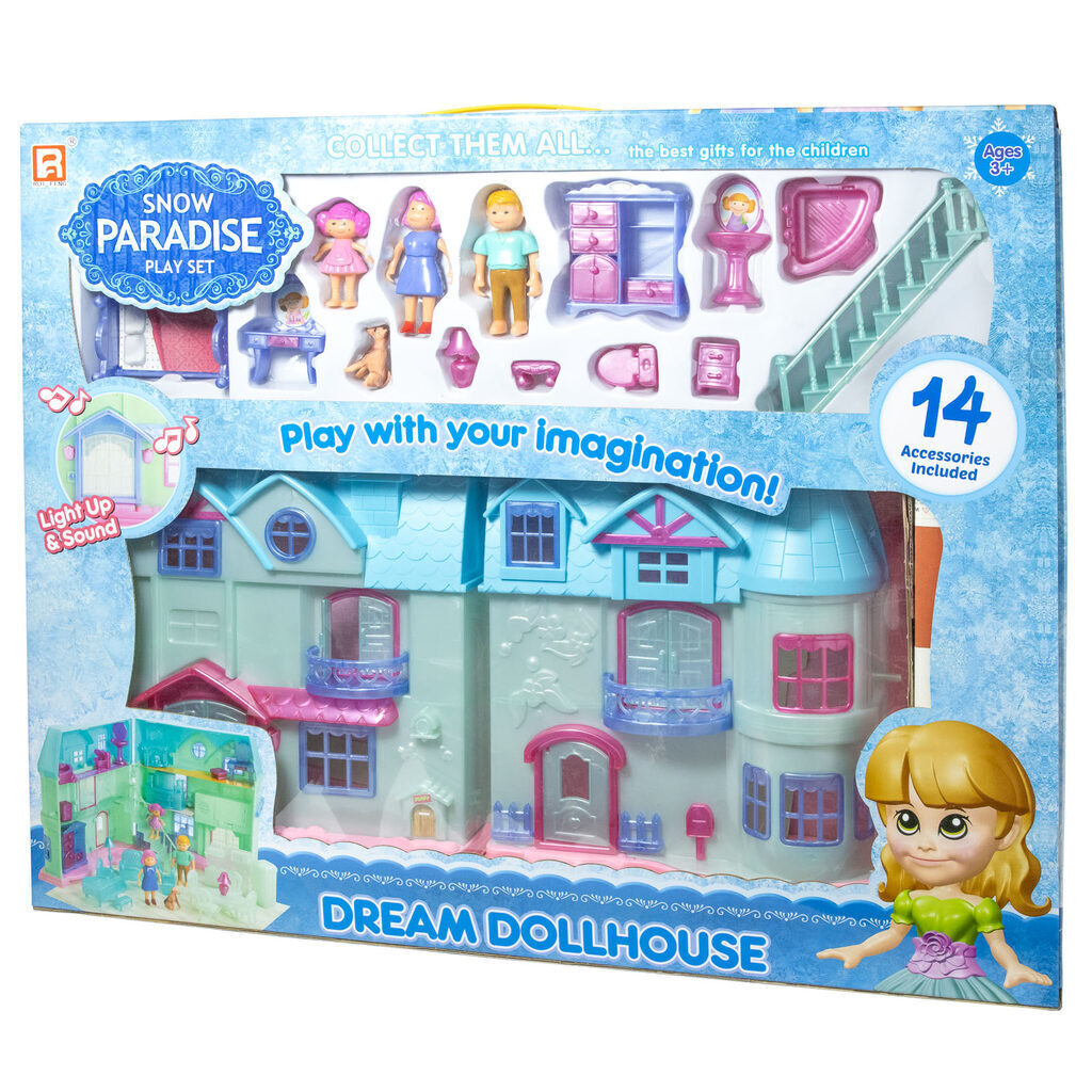 Игровой набор для девочек "Уютный уголок 3"  14 предметов 61*48см