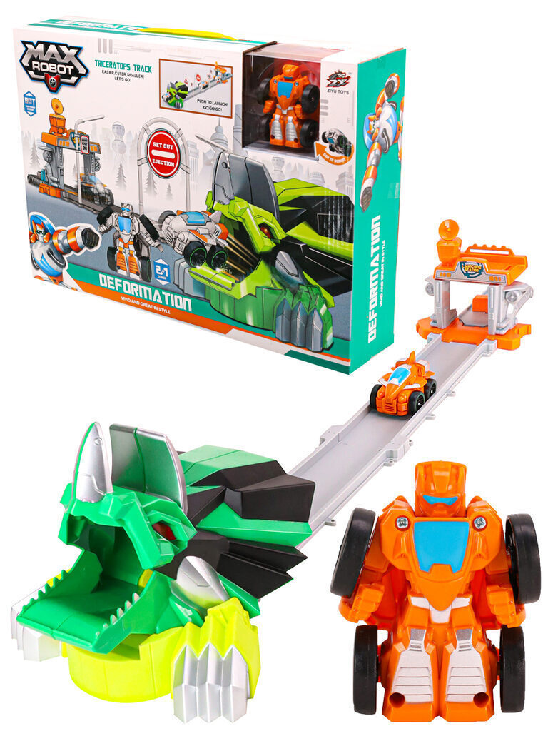 Игровой набор для мальчиков "Автотрек" 41*29см ,1 робот