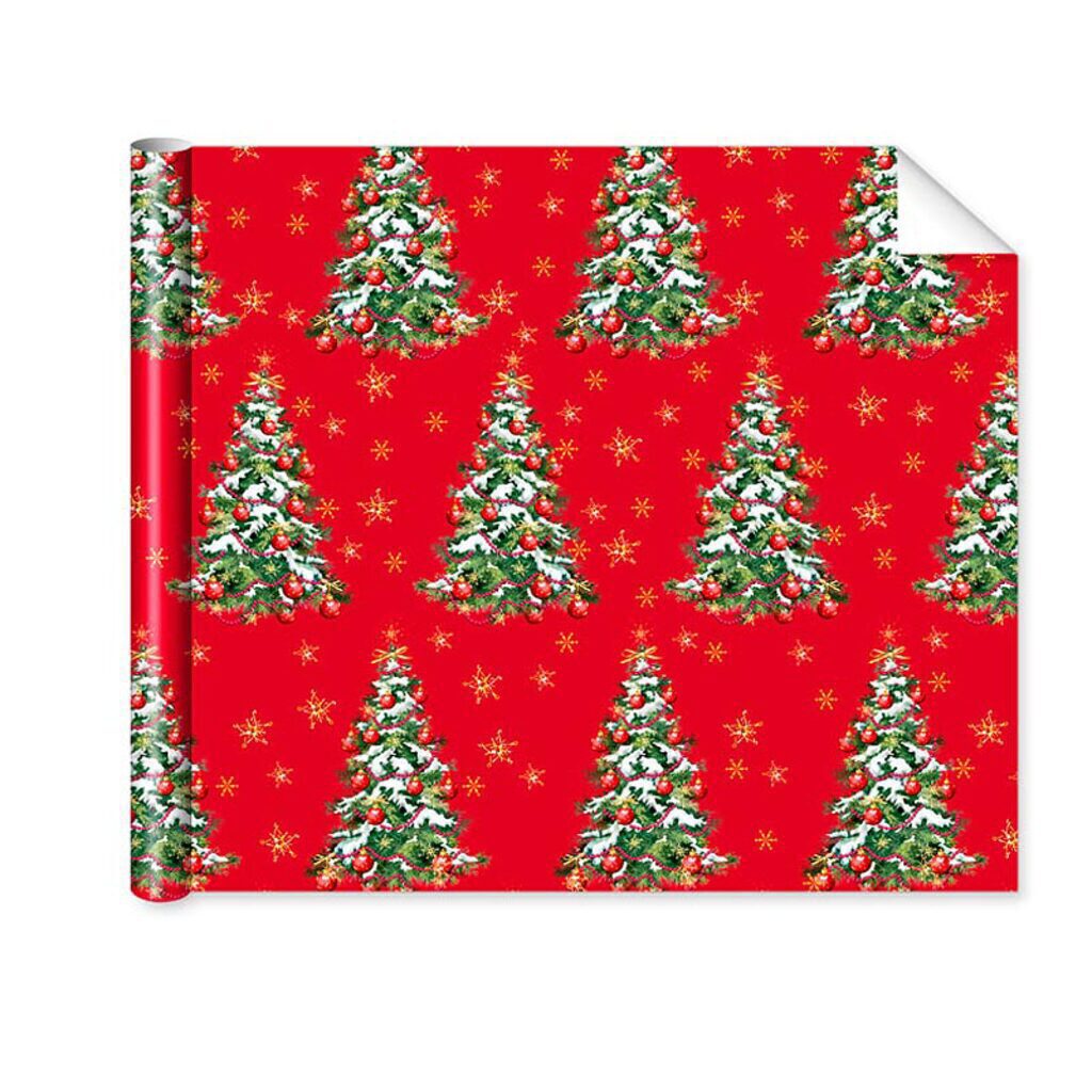 Бумага упаковочная 70*100см "Ёлки"