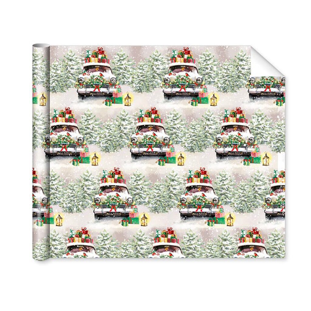 Бумага упаковочная 70*100см "Елка"