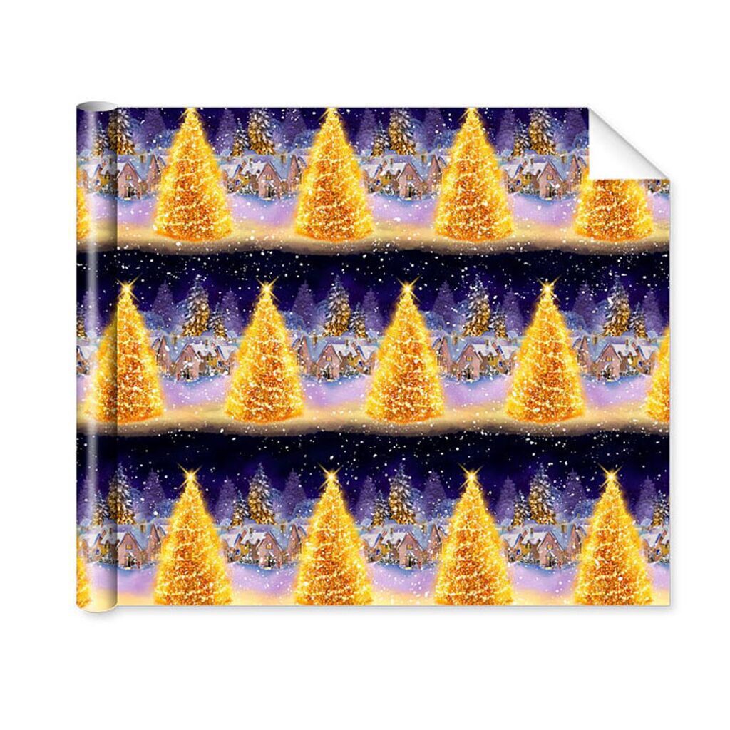 Бумага упаковочная 70*100см "Елка нарядная"